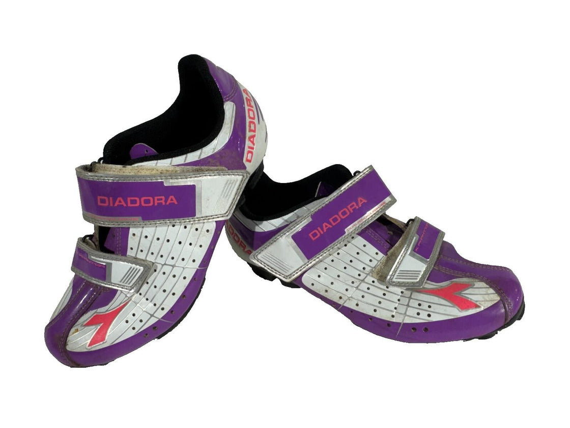DIADORA X-Phantom Cycling MTB Shoes Ladies EU37 US6.5 UK4.5 Mondo 228 mm cs693