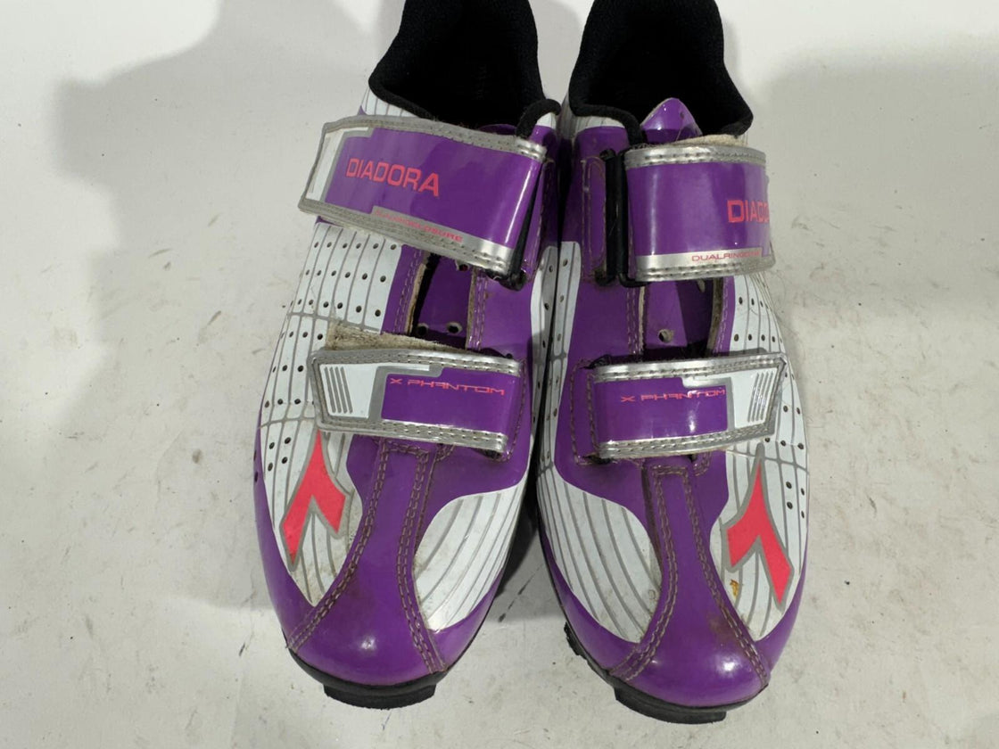 DIADORA X-Phantom Cycling MTB Shoes Ladies EU37 US6.5 UK4.5 Mondo 228 mm cs693