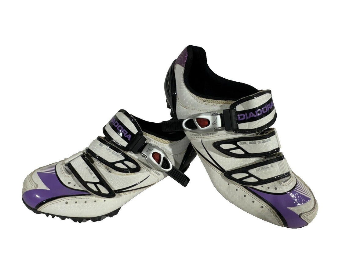 DIADORA X-Trail Cycling MTB Shoes Ladies EU40 US8.5 UK6.5 Mondo 246 mm cs691