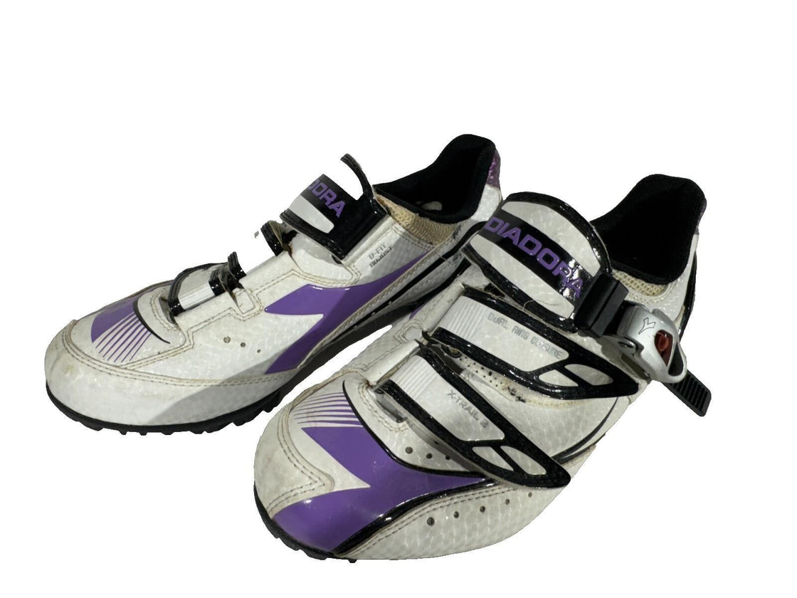 DIADORA X-Trail Cycling MTB Shoes Ladies EU40 US8.5 UK6.5 Mondo 246 mm cs691