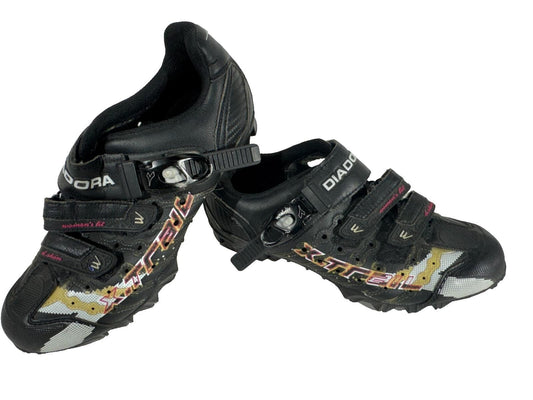 Diadora X-Trail Cycling Shoes EU 40 US 8.5 Womens 250mm cs704