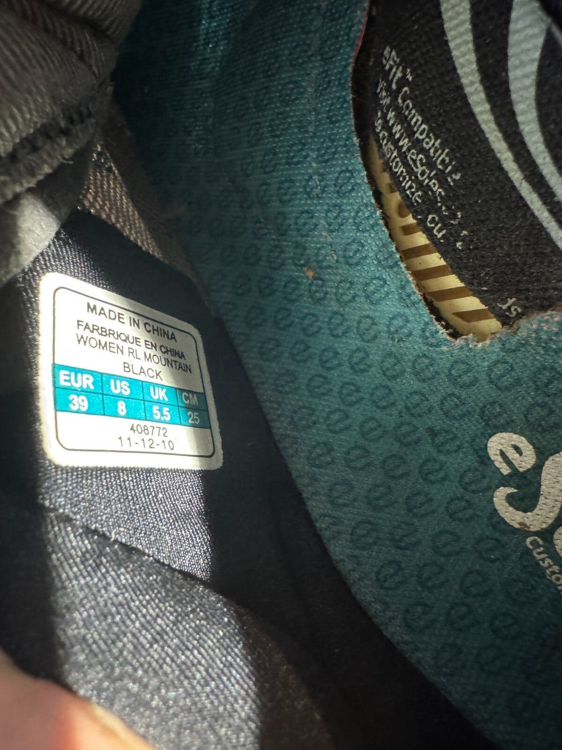 BONTRAGER Cycling MTB Shoes Ladies EU39 US8 UK5.5 Mondo 243 mm cs706