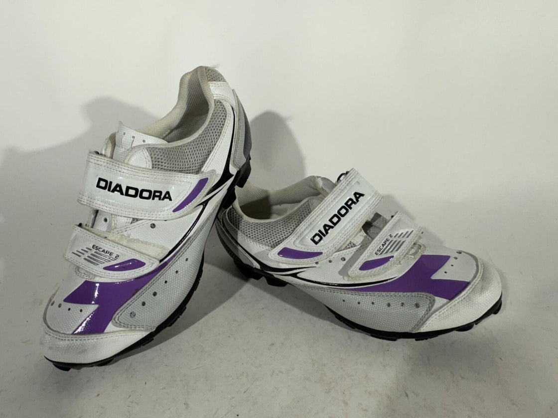 DIADORA Escape 2 Cycling MTB Shoes Ladies EU38 US7 UK5 Mondo 235 mm cs690