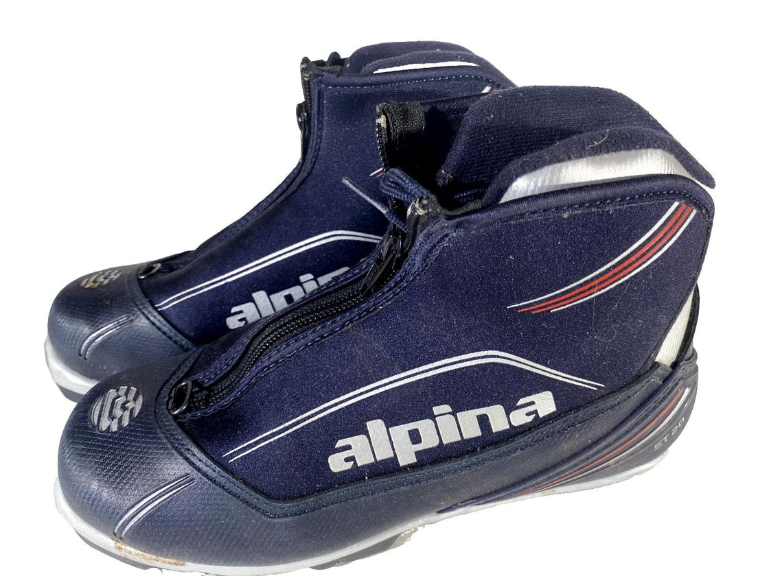 Alpina ST20 JR Nordic Cross Country Ski Boots Size EU38 US6 for NNN bindings 730