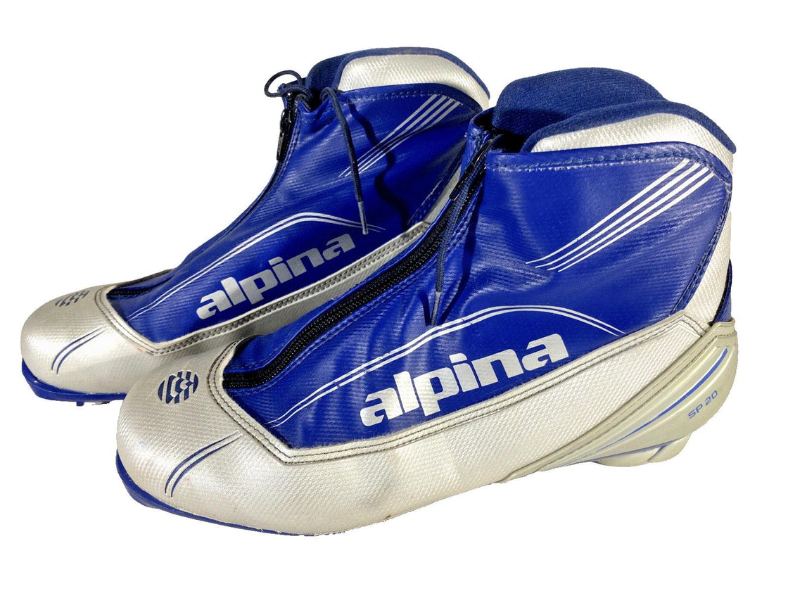 Alpina SP20 Nordic Cross Country Ski Boots Size EU43 US9.5 for NNN 658