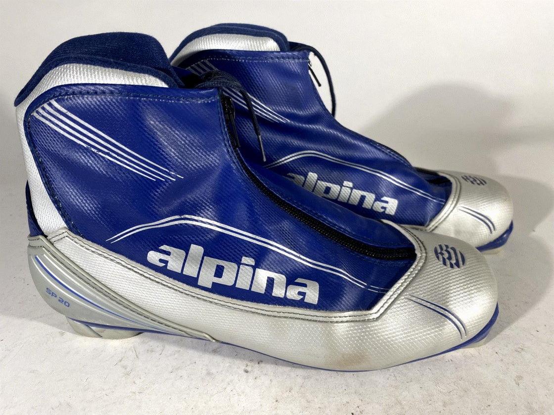 Alpina SP20 Nordic Cross Country Ski Boots Size EU43 US9.5 for NNN 658