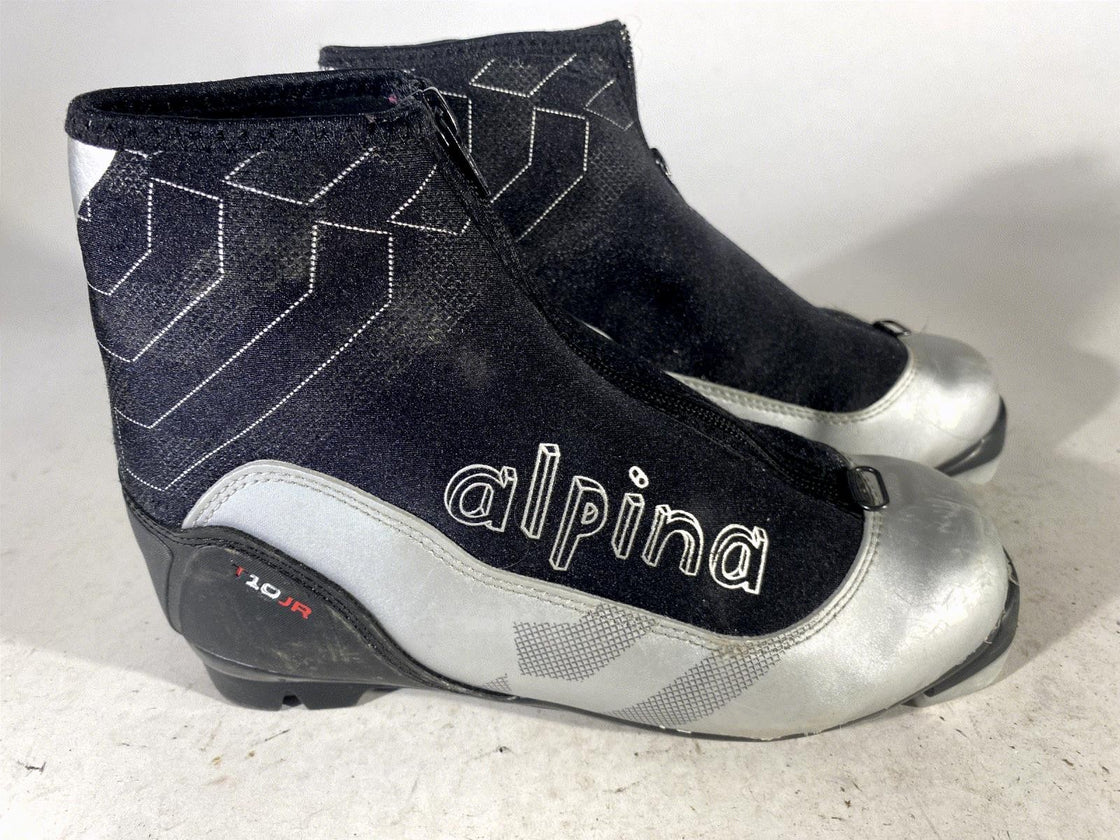 Alpina T10jr Nordic Cross Country Ski Boots Size EU37 US5.5 for NNN 1047