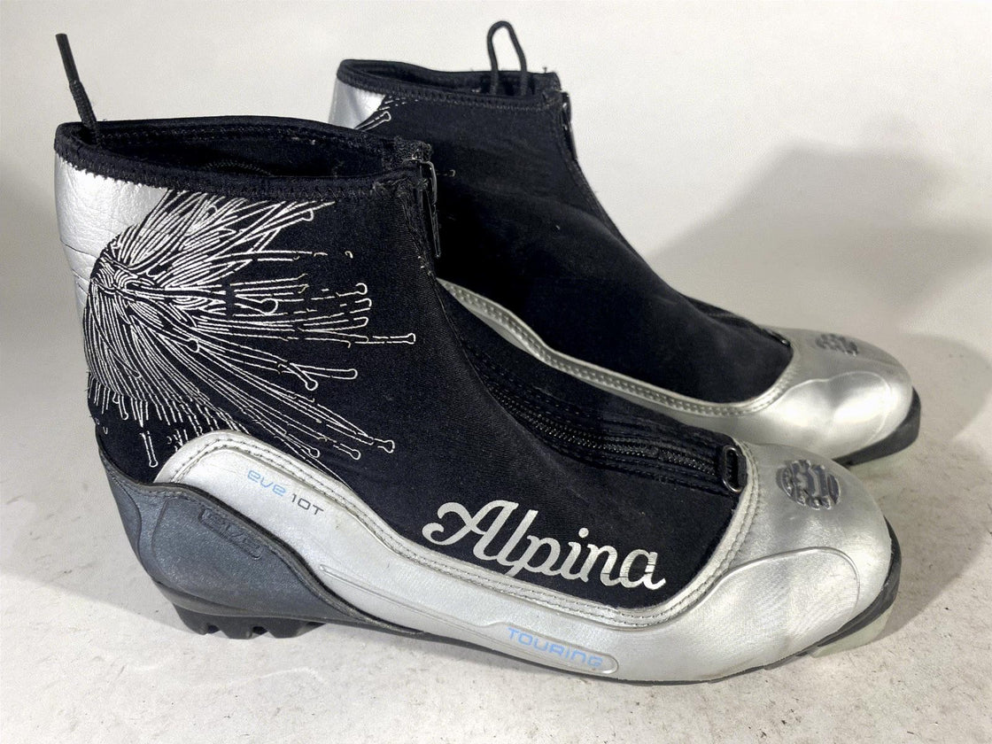 Alpina Eve 10T Touring Nordic Cross Country Ski Boots Size EU40 US7.5 NNN 636