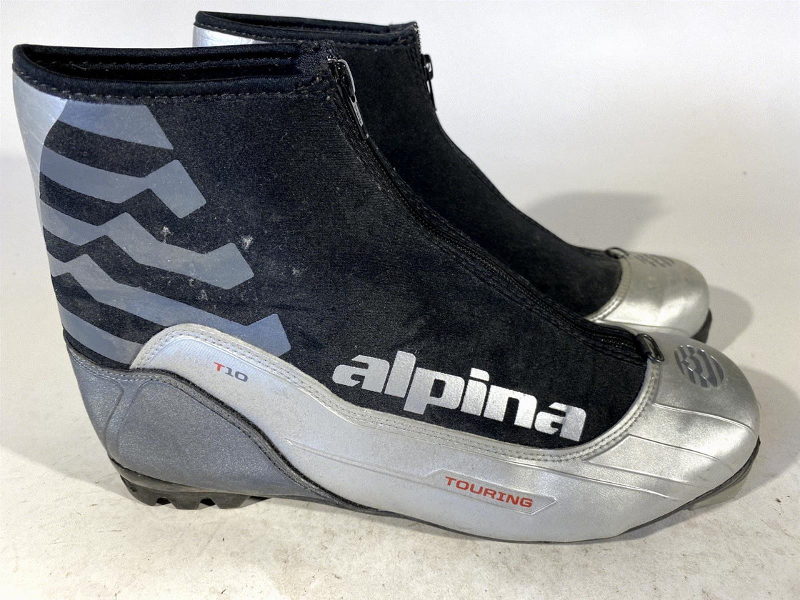 Alpina T10 Touring Nordic Cross Country Ski Boots Size EU44 US10.5 for NNN 713
