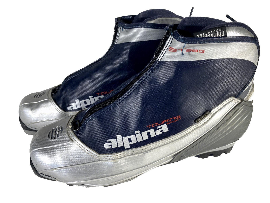 Alpina ST28G Classic Nordic Cross Country Ski Boots Size EU43 US9.5 for NNN 955