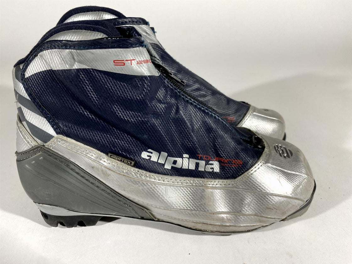 Alpina ST28G Nordic Cross Country Ski Boots Size EU39 US7 for NNN 612
