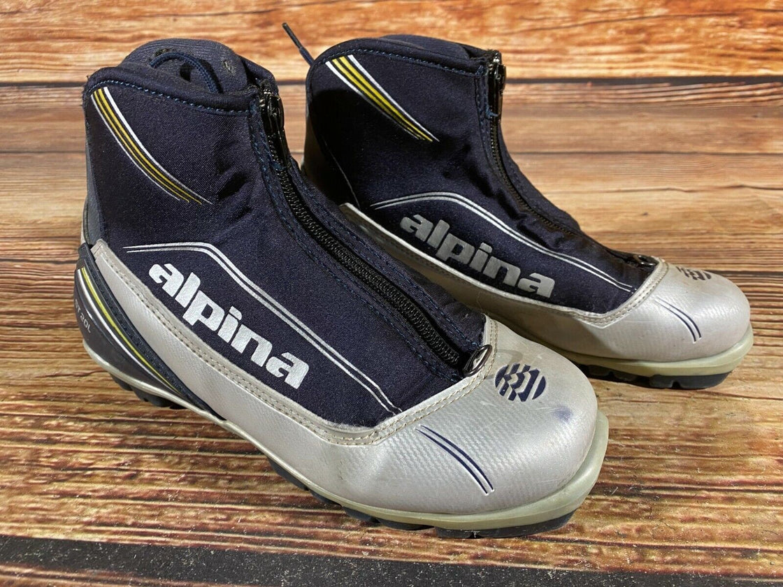 Alpina ST20L Nordic Cross Country Ski Boots Size EU37 US6 for NNN 1036