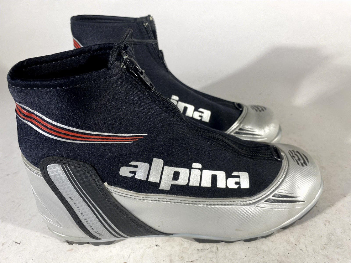 Alpina ST10 Nordic Cross Country Ski Boots Size EU40 US7.5 for NNN 717