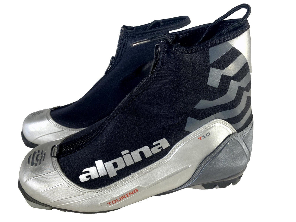 Alpina T10 Classic Touring Nordic Cross Country Ski Boots Size EU39 US7 NNN 762