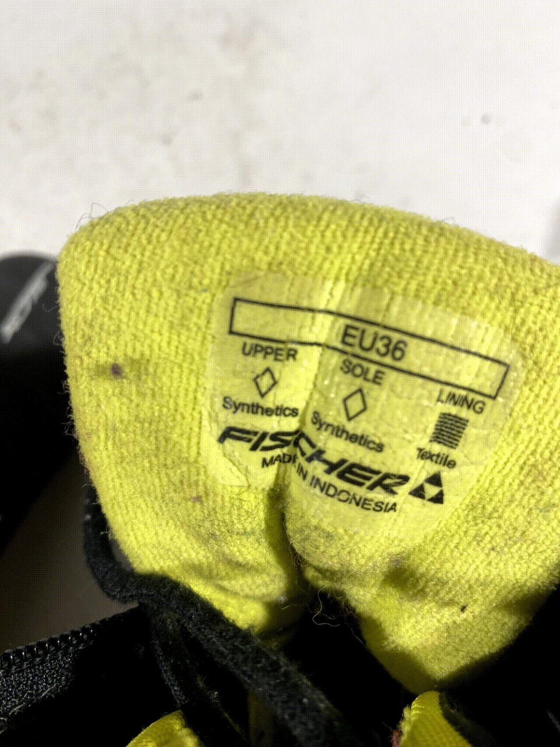 Fischer XJ Sprint Cross Country Ski Boots Combi Size EU36 US4.5 NNN 1540