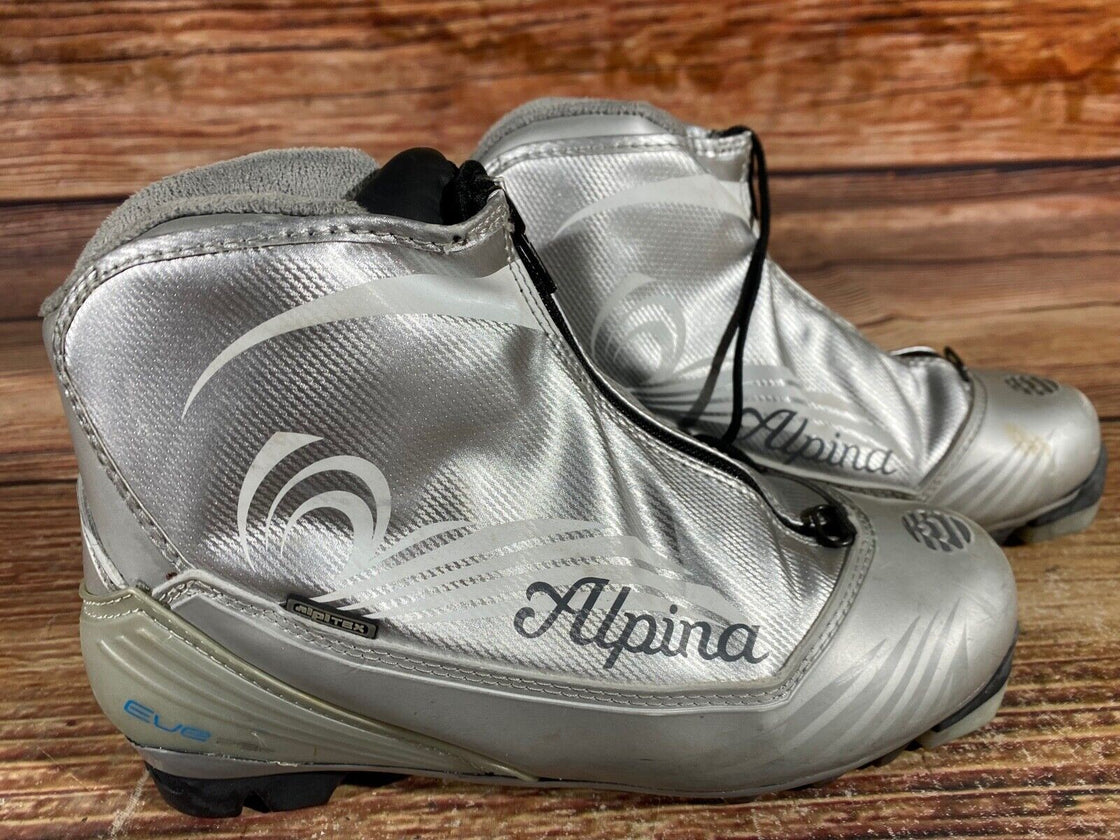 Alpina EVE28G Nordic Cross Country Ski Boots Size EU38 US6 for NNN 758