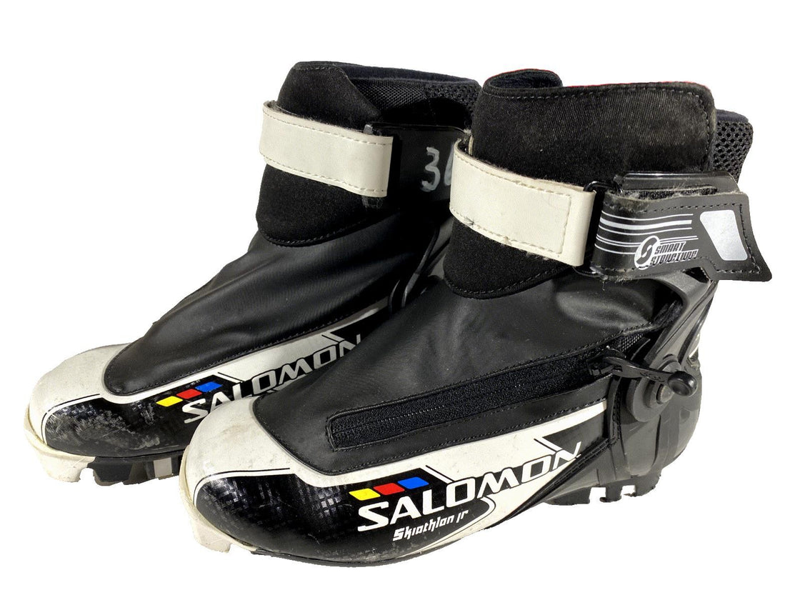 Salomon Kids  Skiathlon Cross Country Ski Boots Size EU36 US4 SNS Pilot S108