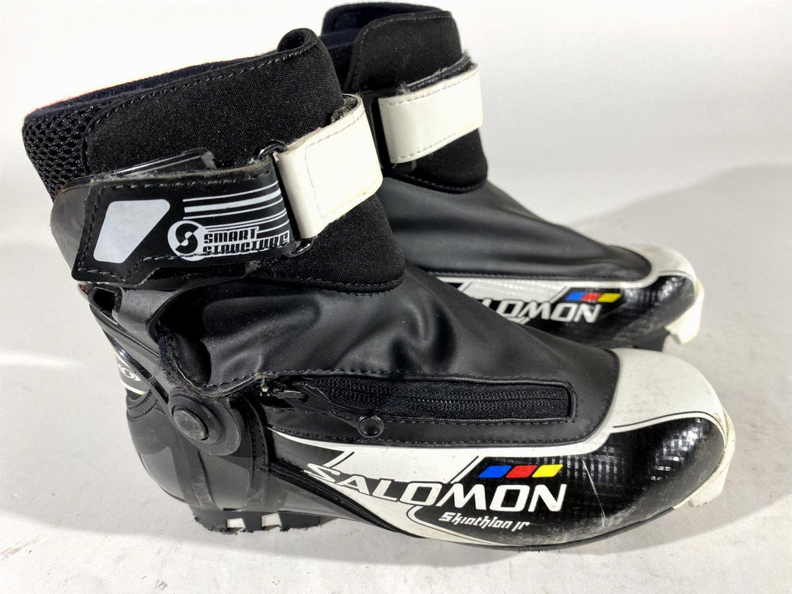 Salomon Kids  Skiathlon Cross Country Ski Boots Size EU36 US4 SNS Pilot S108
