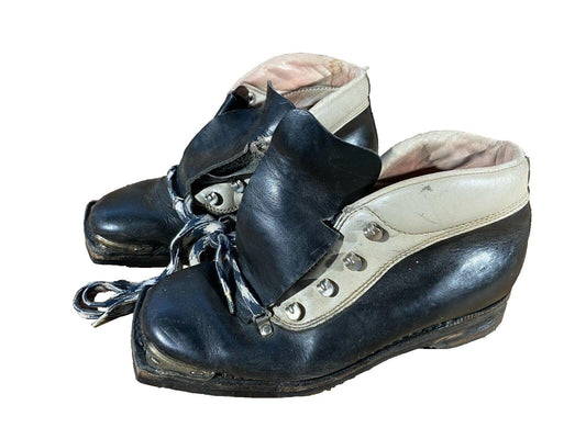 RIEBERR Cross Country Ski Boots Backcountry 75mm NN EU 39 US 6 Vintage KL28