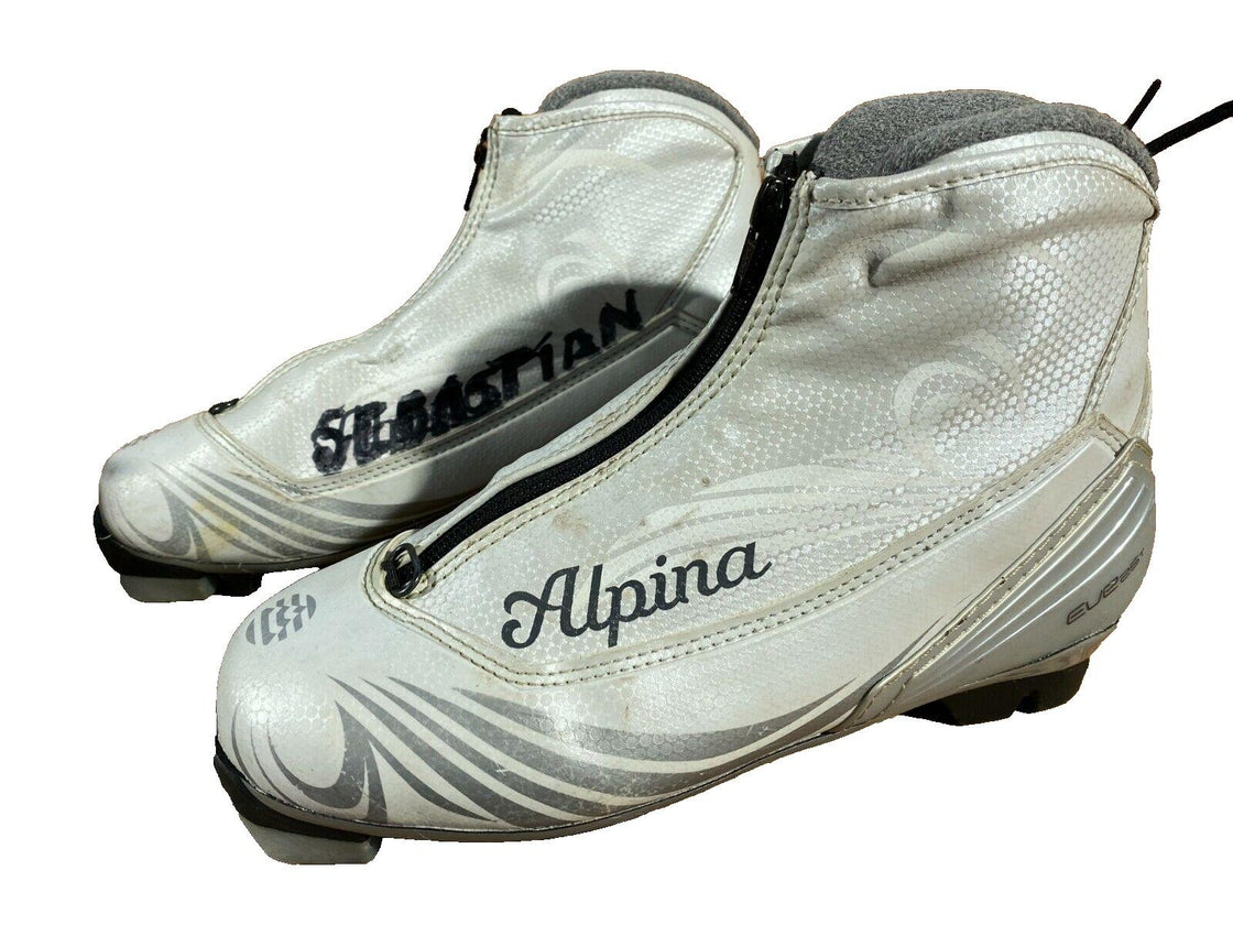 Alpina EVE25T Nordic Cross Country Ski Boots Size EU37 US6 for NNN 618