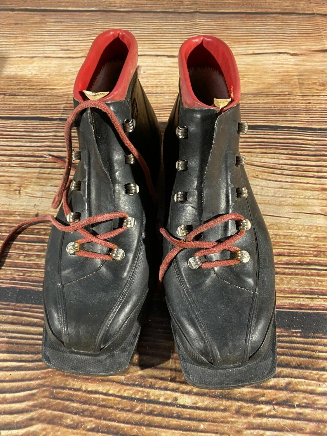 VIKING Vintage Cross Country Ski Boots for Kandahar Old Cable Binding EU39 US6.5