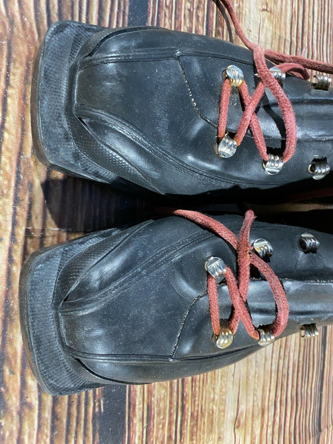 VIKING Vintage Cross Country Ski Boots for Kandahar Old Cable Binding EU39 US6.5