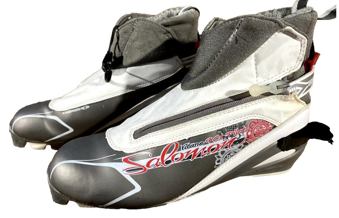 SALOMON Vitane 9CL Cross Country Ski Boots Size EU38 2/3 US7 SNS Pilot 2027