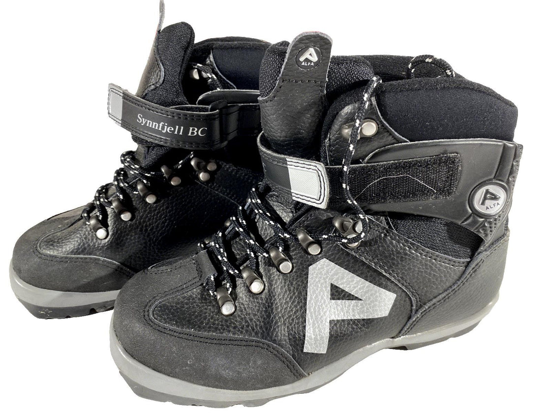 Alfa Synnfjell Back Country Nordic Cross Country Ski Boots EU38 US6 NNN BC 1843