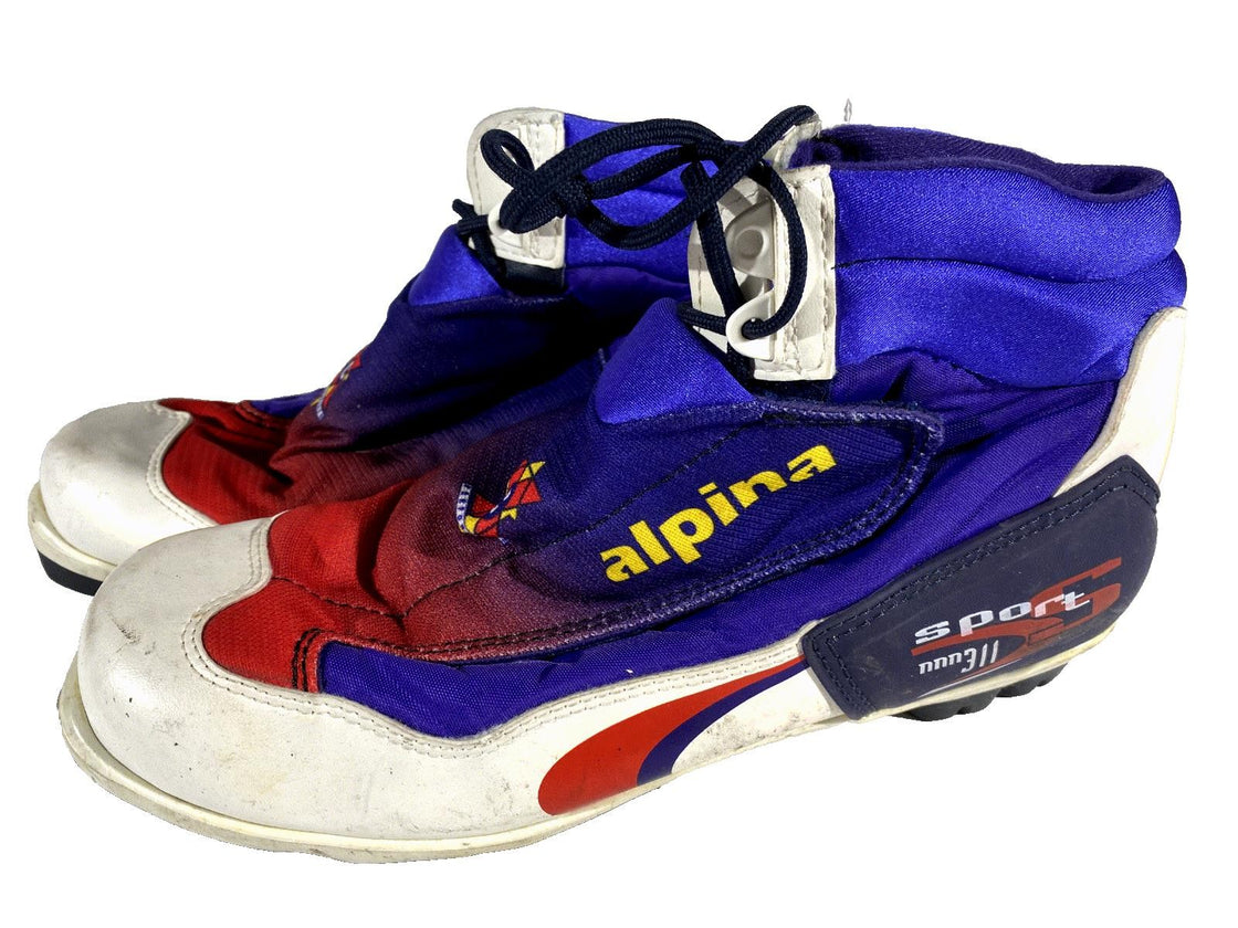 Alpina 311 Plus Nordic Cross Country Ski Boots Size EU42 US9 NNN 640