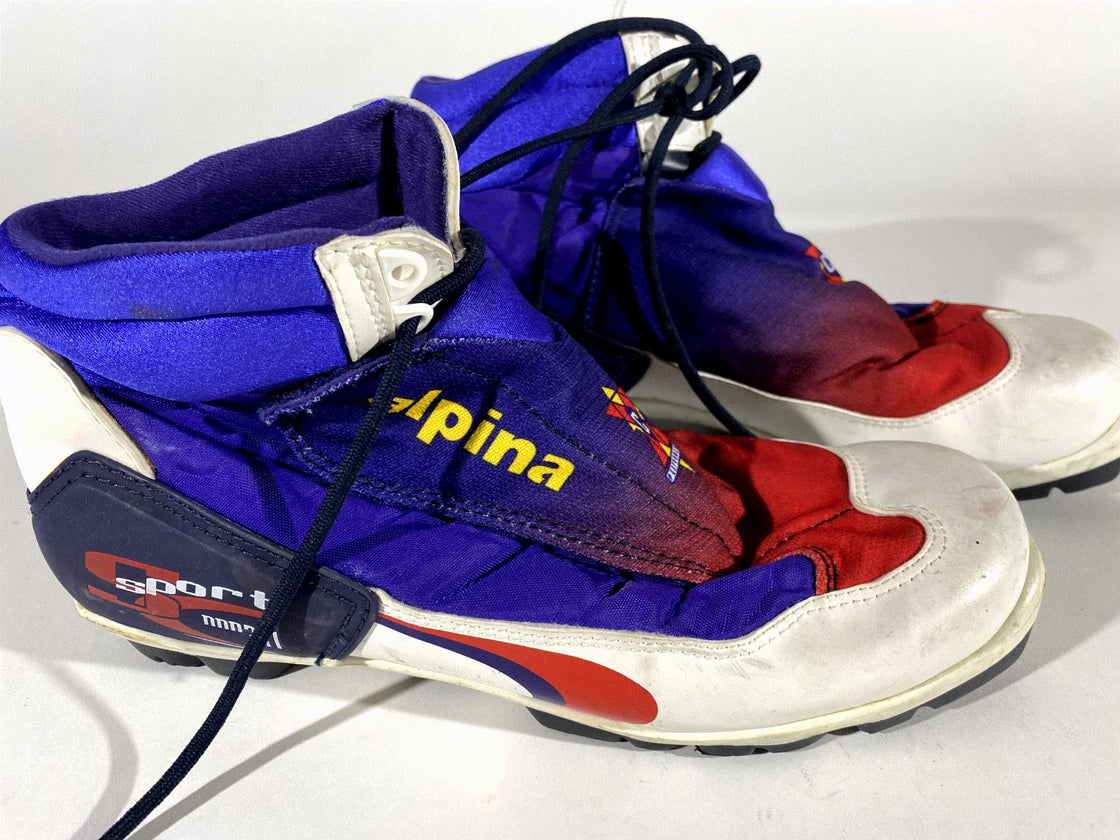 Alpina 311 Plus Nordic Cross Country Ski Boots Size EU42 US9 NNN 640