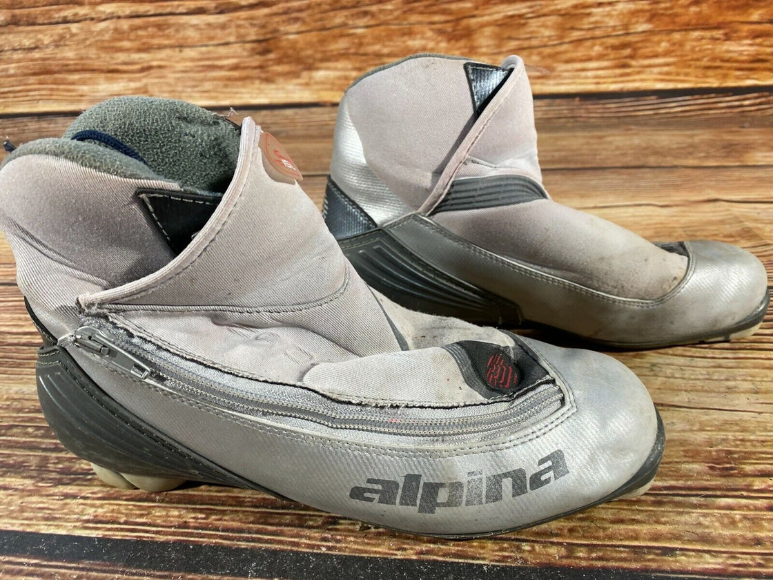 Alpina SP15L Nordic Cross Country Ski Boots Size EU40 US8.5 for NNN 2966