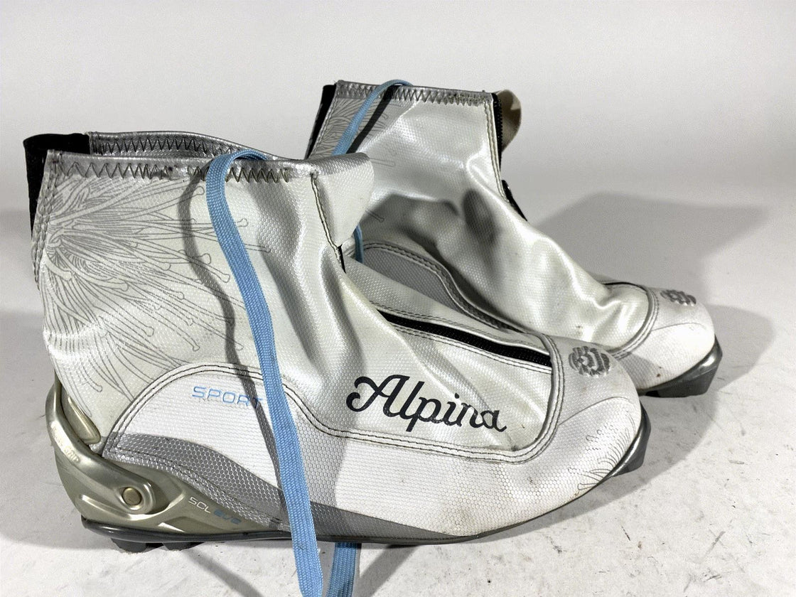 Alpina SCL Eve Nordic Cross Country Ski Boots Size EU39 US7 for NNN 3180