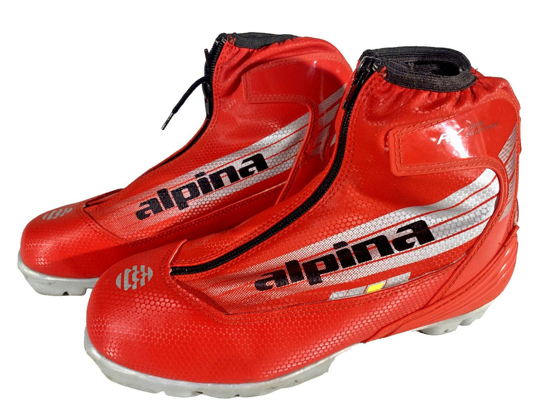 Alpina RK Classic Nordic Cross Country Ski Boots Size EU40 US7.5 for NNN 2802
