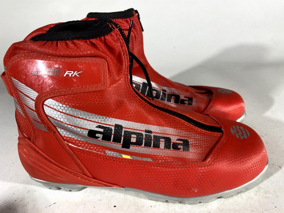 Alpina RK Classic Nordic Cross Country Ski Boots Size EU40 US7.5 for NNN 2802