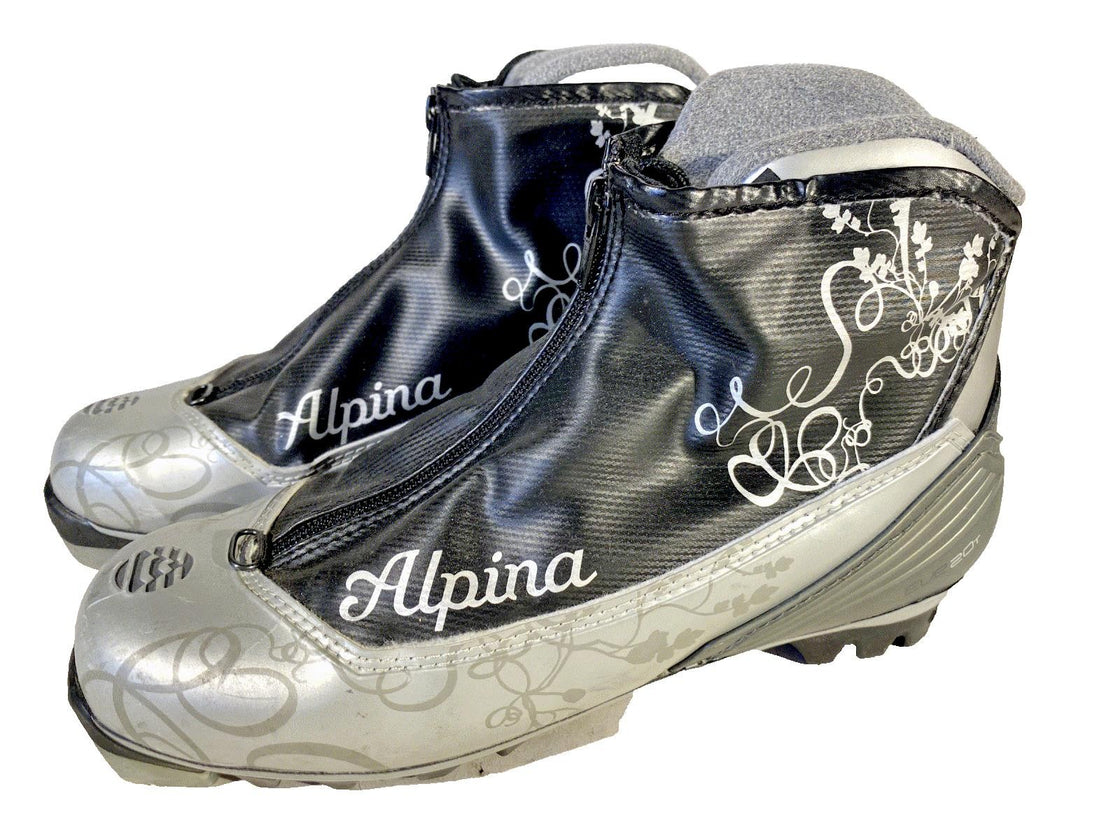 Alpina EVE20T Cross Country Ski Boots Classic Size EU40 US7.5 NNN Rottefella 694