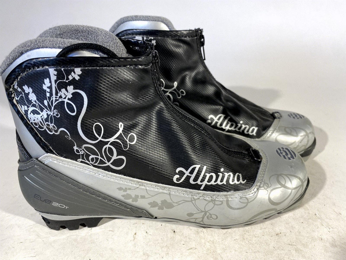 Alpina EVE20T Cross Country Ski Boots Classic Size EU40 US7.5 NNN Rottefella 694
