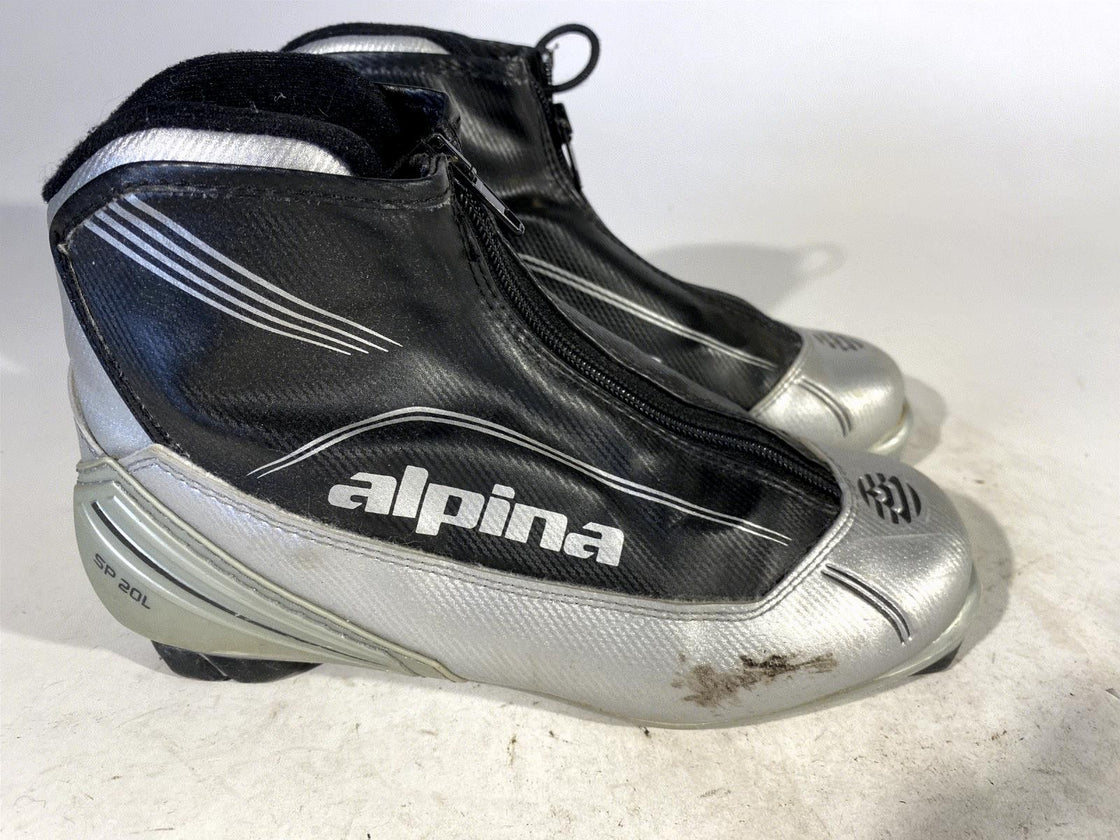 Alpina SP20L Nordic Cross Country Ski Boots Size EU37 US6.5 for NNN 1044