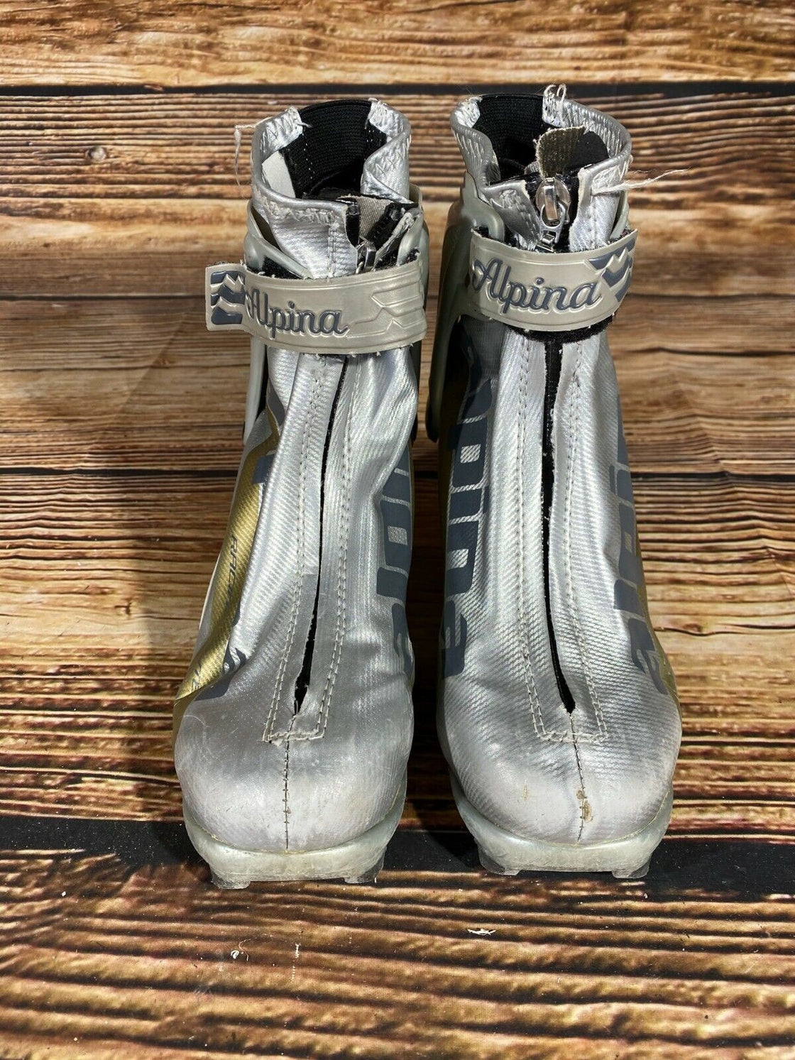 Alpina Eve Racing Elite Nordic Cross Country Ski Boots Size EU35 US3.5 NNN 3183