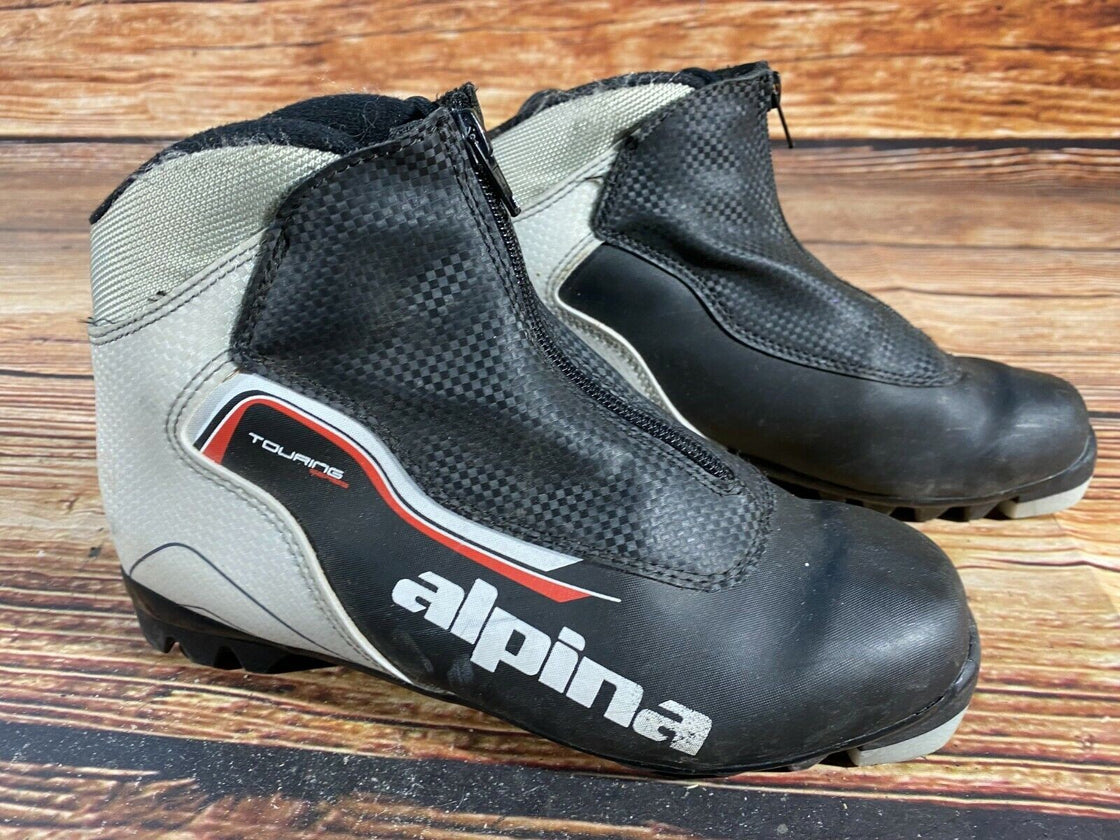 Alpina Touring Nordic Cross Country Ski Boots Size EU38 US6 NNN 734