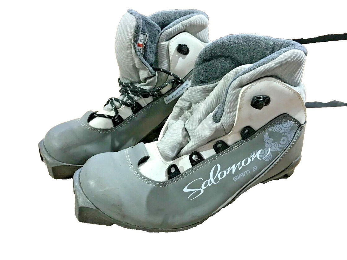SALOMON Siam 5 Cross Country Ski Boots Size EU37 1/3 US6 SNS Profil 2281