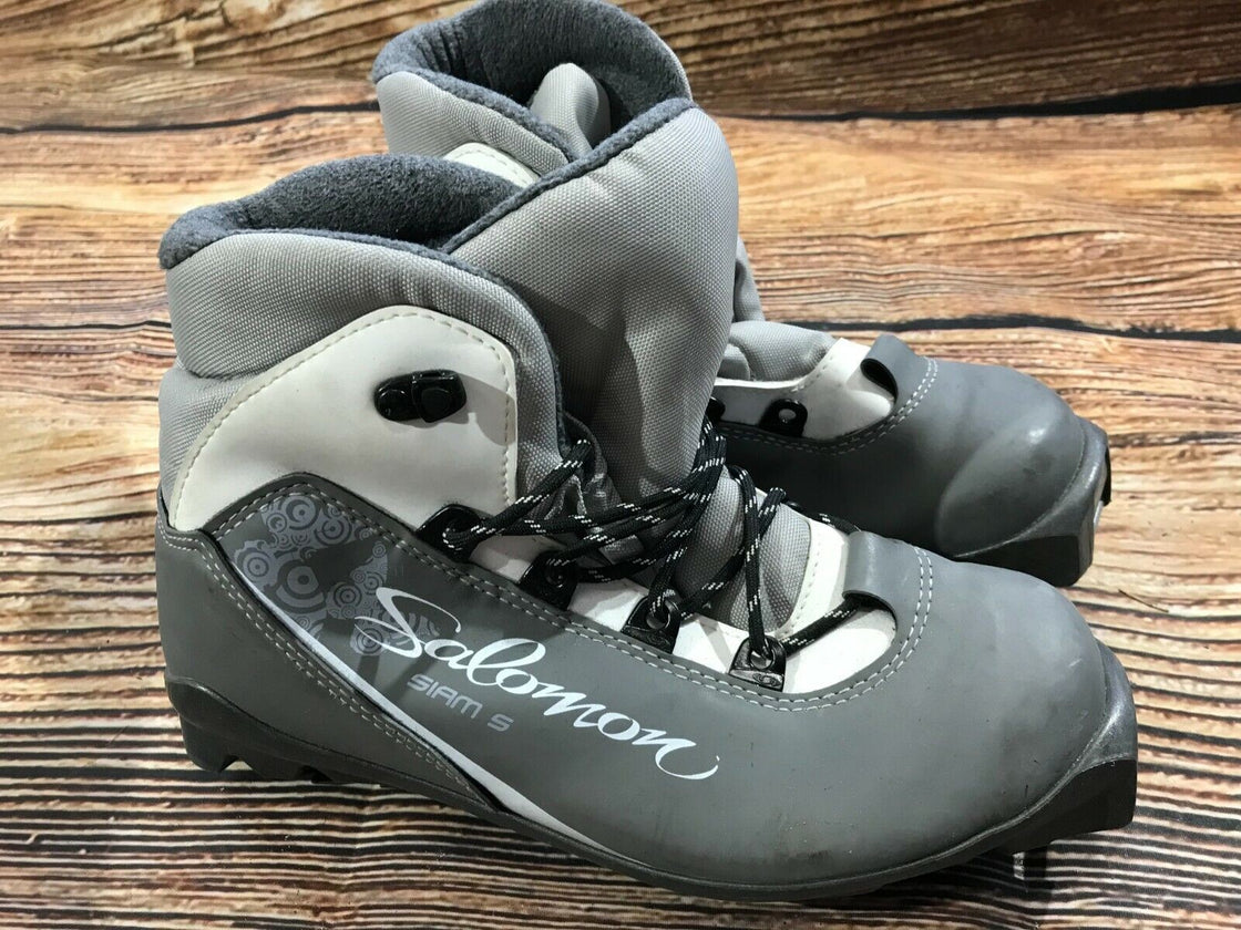 SALOMON Siam 5 Cross Country Ski Boots Size EU37 1/3 US6 SNS Profil 2281