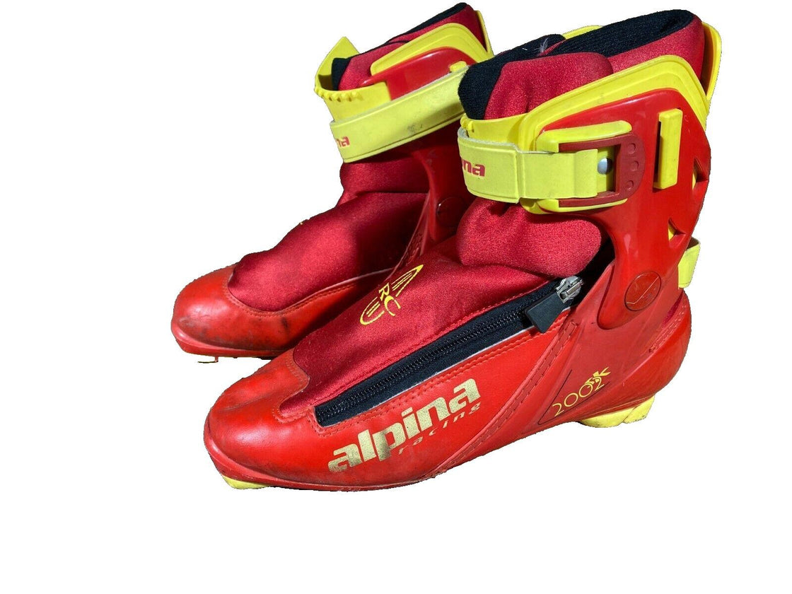 Alpina Racing 2002 Nordic Cross Country Ski Boots Size EU39 US7 NNN 3023