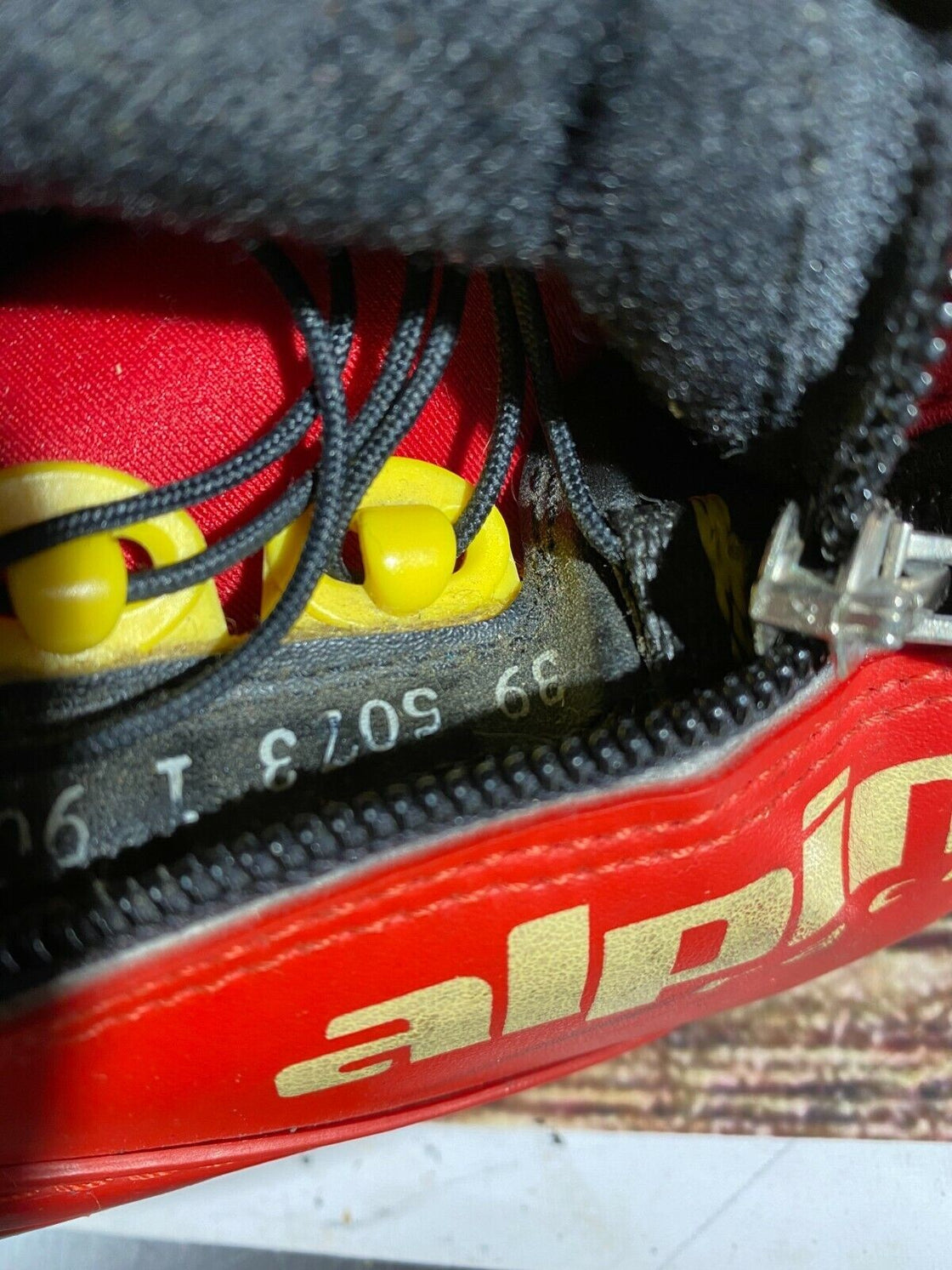 Alpina Racing 2002 Nordic Cross Country Ski Boots Size EU39 US7 NNN 3023