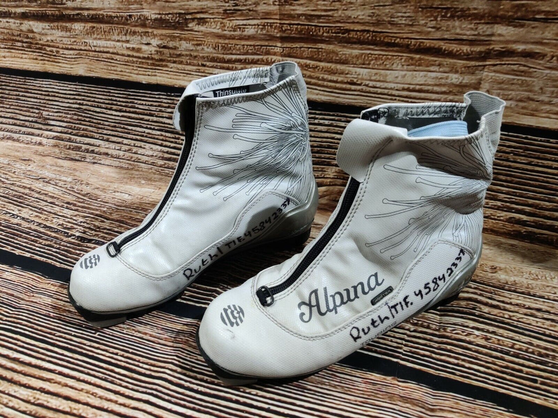 Alpina T28 EVE Nordic Cross Country Ski Boots Touring Size EU36 US4.5 NNN 815