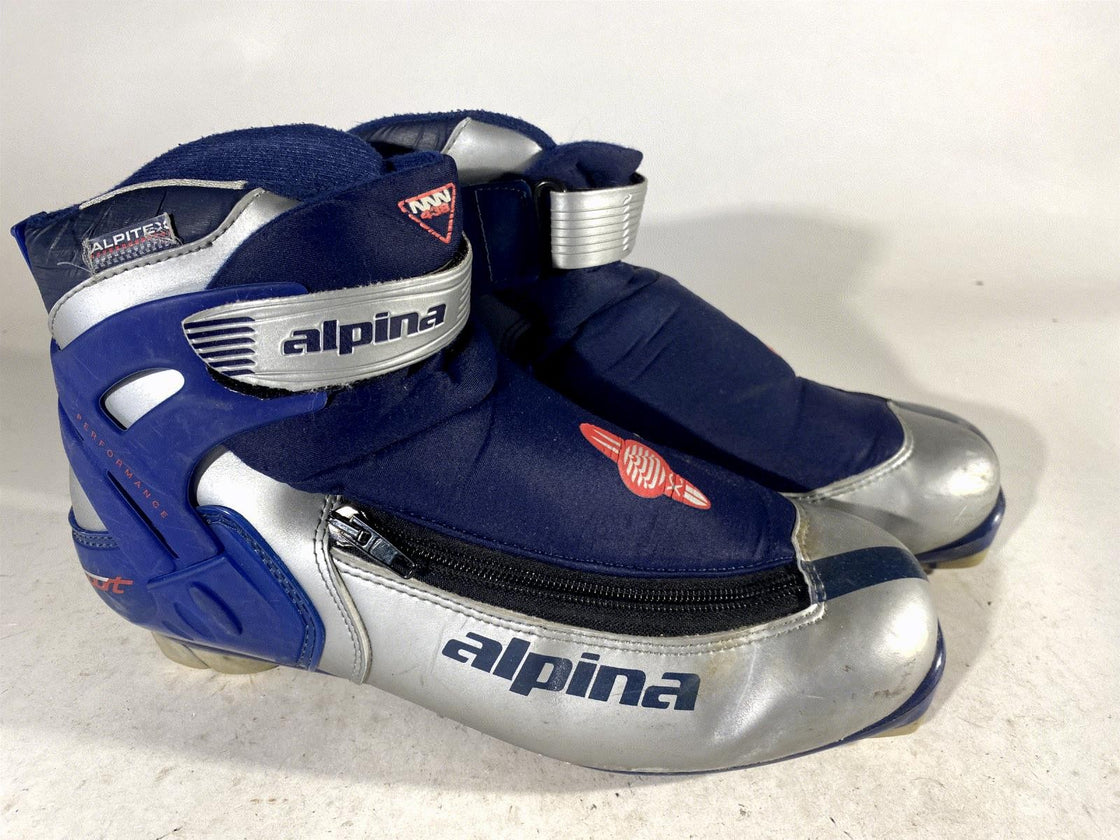 Alpina 438 Classic Nordic Cross Country Ski Boots Size EU43 US9.5 for NNN 2932