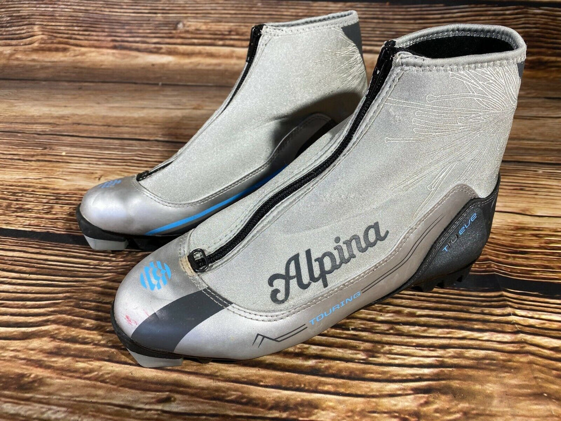 Alpina T10 EVE Cross Country Ski Boots Classic Size EU39 US7 NNN Rottefella 3079