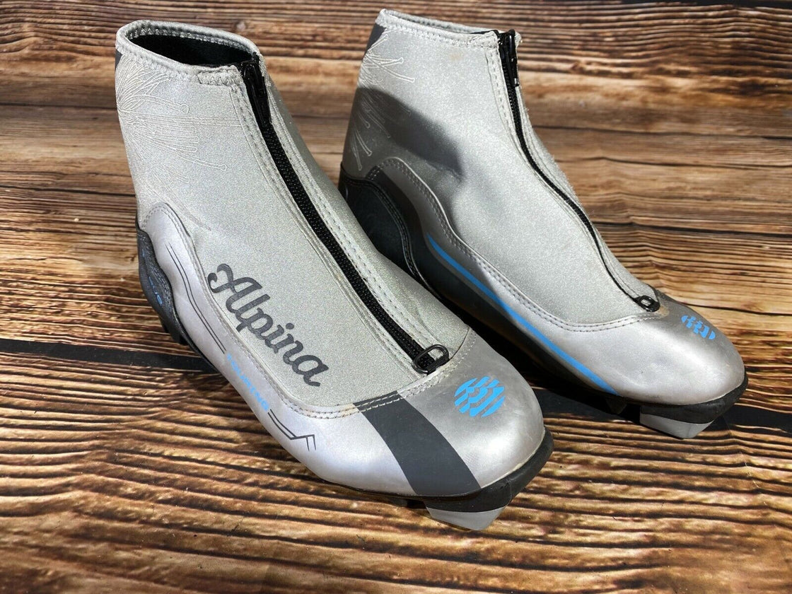 Alpina T10 EVE Cross Country Ski Boots Classic Size EU39 US7 NNN Rottefella 3079