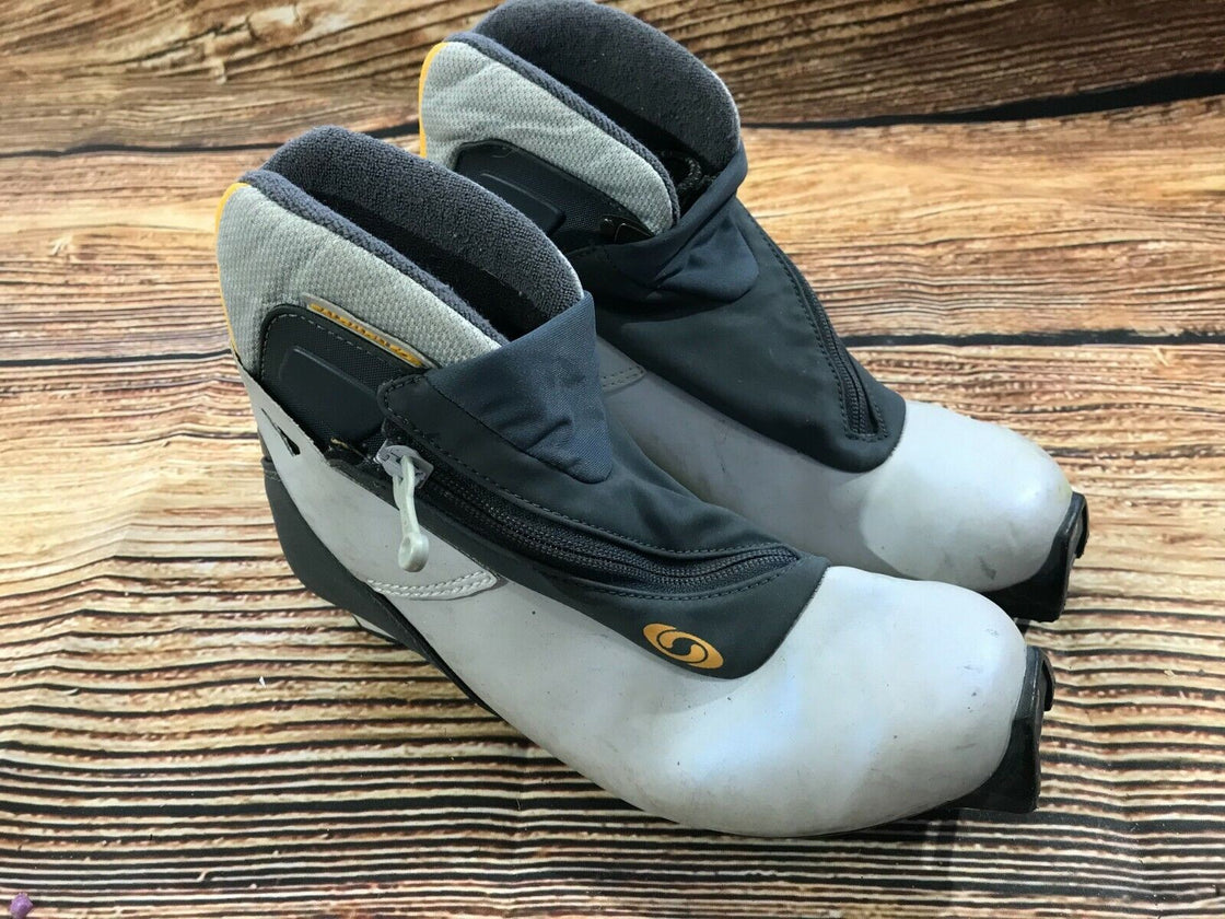 SALOMON Combi Classic Cross Country Ski Boots Size EU38 US6.5 SNS Profil 2288