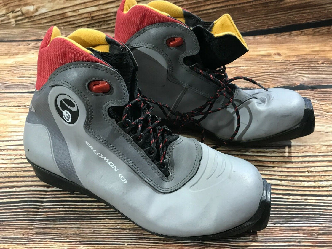 SALOMON E3 Nordic Cross Country Ski Boots Size EU41 US7.5 SNS Profil 2378