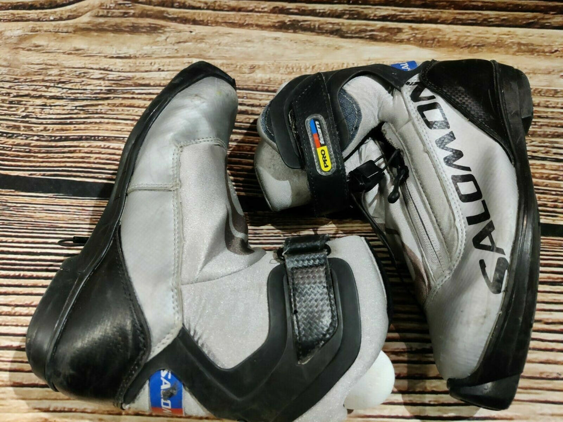 SALOMON Pro Combi Nordic Cross Country Ski Boots Size EU37 US5 SNS Profil 2387